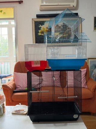 Set de 3 Jaulas para Pájaros