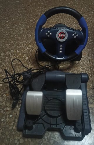 Volante y Pedales para PlayStation 2