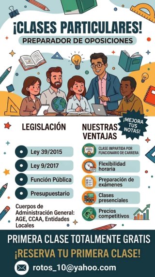 Clases particulares (preparador de oposiciones)