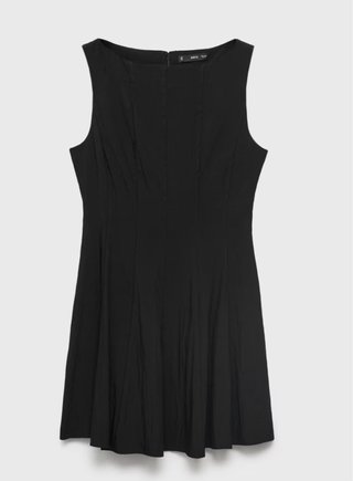Vestido corto negro Mango