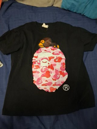 Camiseta Bape Negra Talla s