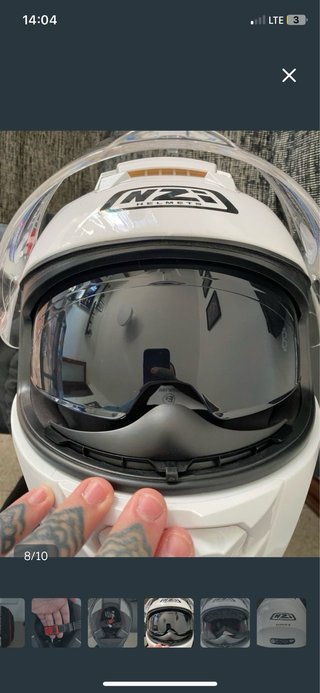 Casco de Moto NZI Blanco