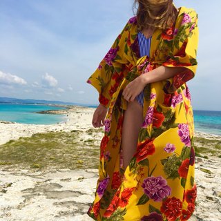 Kimono Largo Artesanal Estampado