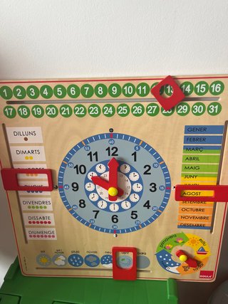 Calendario Educativo de Madera Goula
