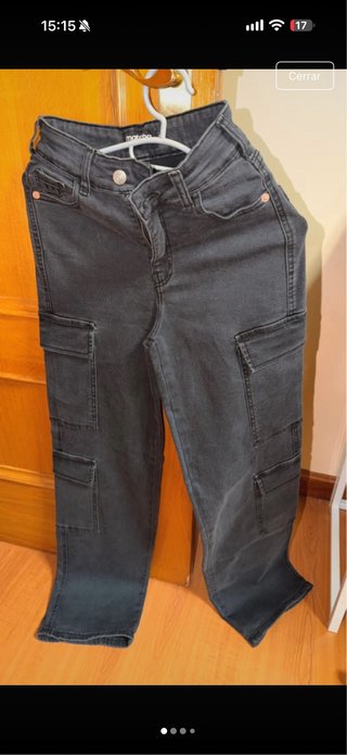 Pantalón vaquero cargo Matcha Jeans