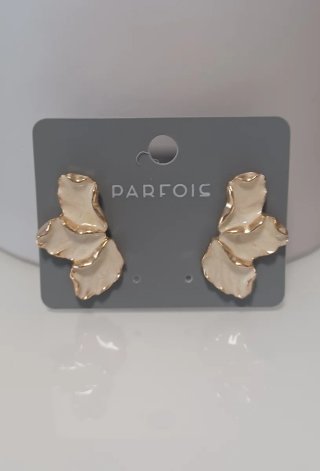 Pendientes Flor Abanico Dorados Parfois