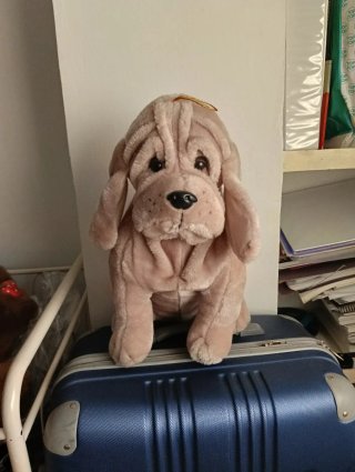 Perro de peluche