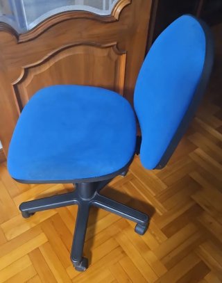 Silla de escritorio azul