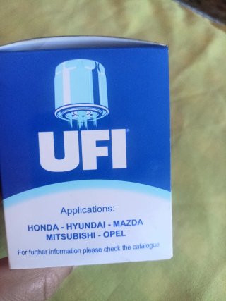 Filtro de aceite UFI 2326500