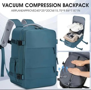 Mochila de Viaje con Compresión al Vacío