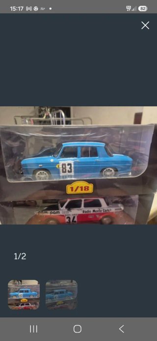 Maqueta Renault 8 WRC Escala 1:18