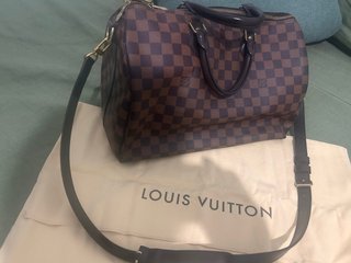 Louis Vuitton Speedy 35 bandolera Damier Ebane