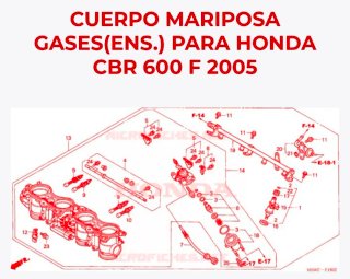 Juego de Juntas Honda CBR 600 F4i y otros modelos