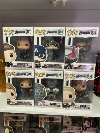 Lote de 6 Figuras Funko Pop Avengers