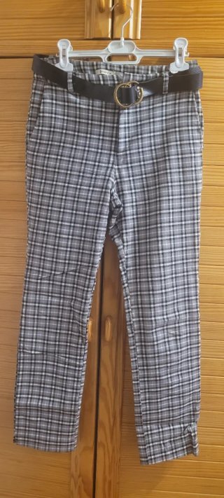 Pantalón de cuadros Stradivarius