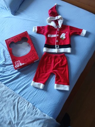 Costume Babbo Natale Neonato