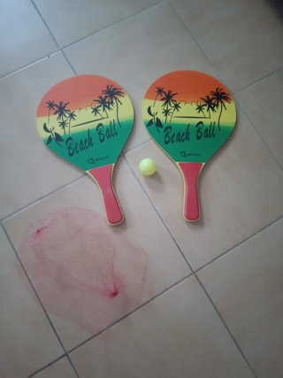 Set de 2 Palas de Playa con Pelota