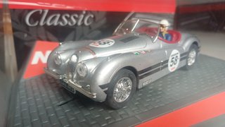Scalextric Ninco Jaguar XK-120 Silver