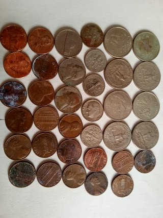 Colección de 35 Monedas Americanas