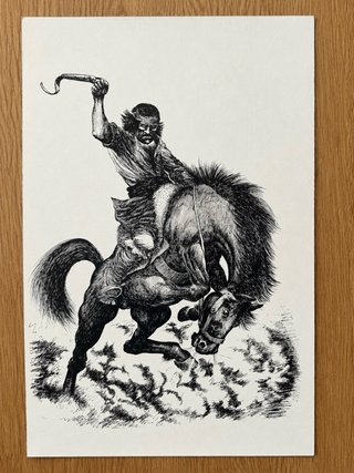 Láminas de Arbio - Ilustración Gaucho