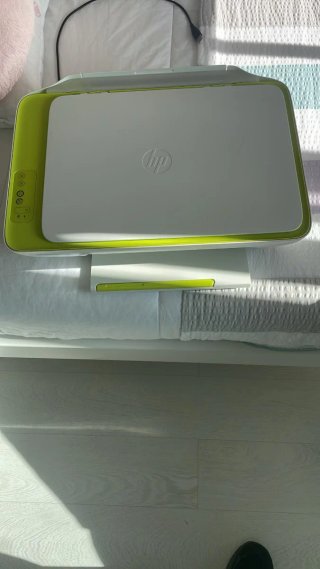 Impresora HP Blanca y Verde