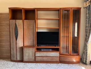 Mueble de Salón Modular de Madera