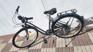 Bicicleta urbana Elops para adultos + accesorios