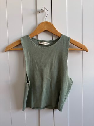 Top de Pull&Bear verde