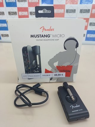 Amplificador de auriculares para guitarra con Bluetooth Fender Mustang Micro