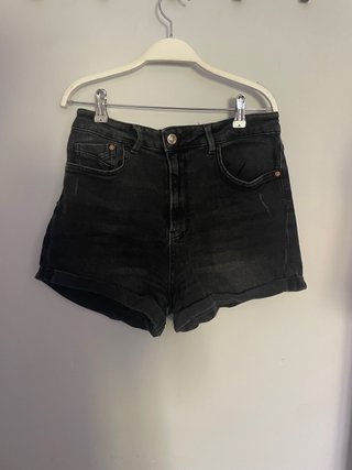 Shorts vaqueros negros