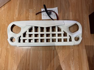 Rejilla Delantera Blanca para Jeep Wrangler