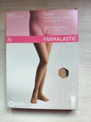 Medias de Compresión Farmalastic Beige