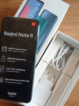Xiaomi Redmi Note 9 Negro, solo hoy , como nuevo .