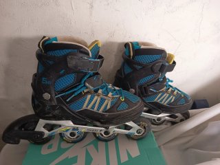 Patines Oxelo Azul y Negro Talla 36-38
