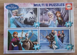 Puzzle Frozen 4 en 1 Educa