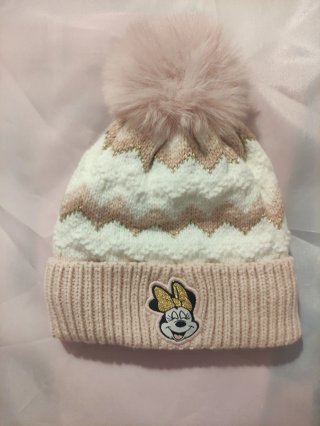 Gorro de Minnie Mouse con pompón