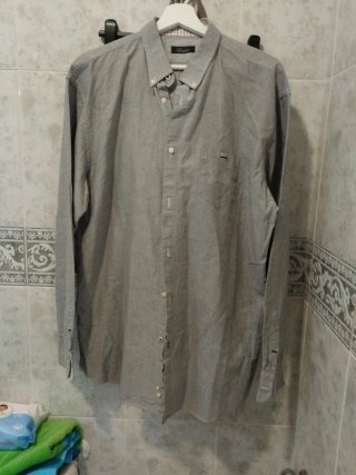 Camisa Zara Gris Talla XL