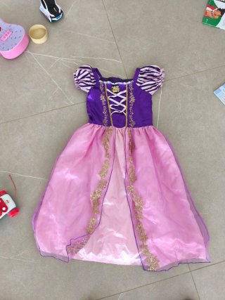 Disfraz de Rapunzel para niña 8-9 años