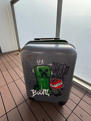 Maleta Infantil Rígida Minecraft Creeper