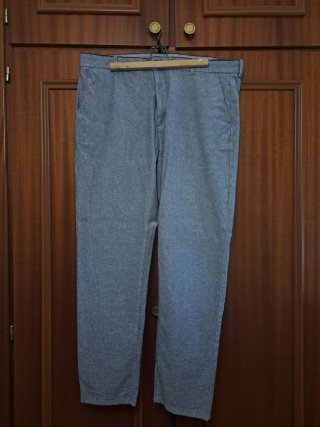 Pantalón de vestir de hombre, gris, talla 48
