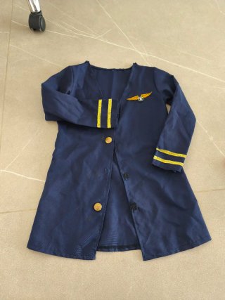 Disfraz de Piloto o Azafata 4-5 años