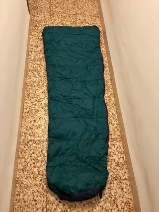 Saco de dormir verde