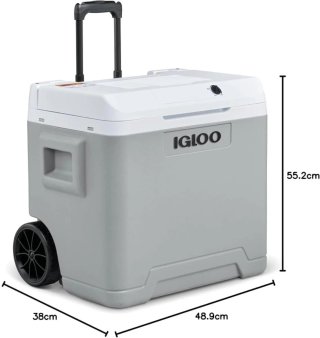 Nevera Eléctrica IGLOO 42L con Ruedas