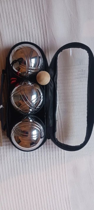 Set de 3 Bolas de Petanca con Estuche