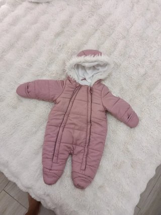 Saco de invierno para bebé rosa