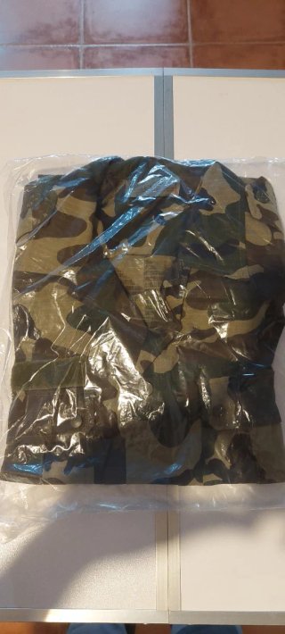 Chaqueta Militar Estampado Camuflaje