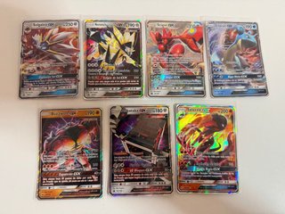 7 Cartas Pokémon GX