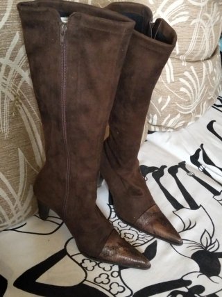 Botas Altas Marrones Talla 37