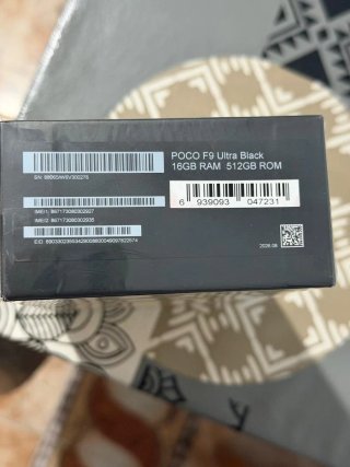 POCO F9 Ultra Black 16GB RAM 512GB ROM