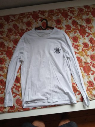 Camiseta Hannia Manga Larga Blanca